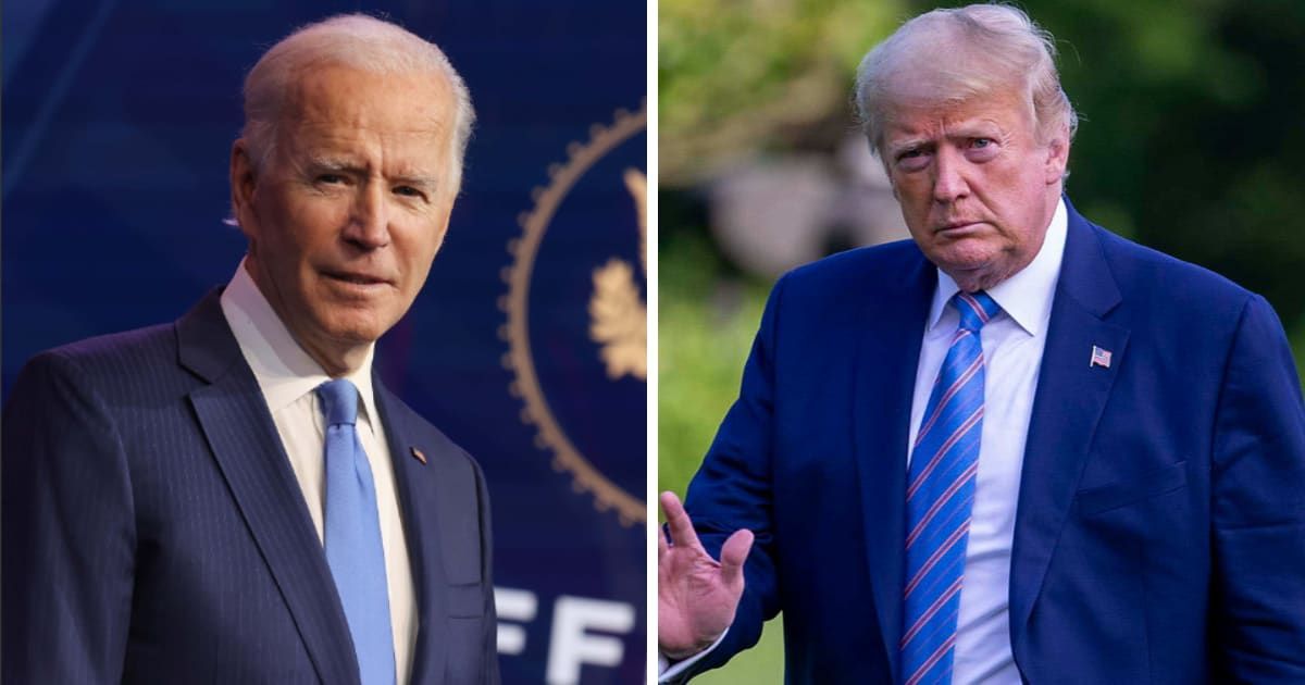 President Joe Biden claimed Donald Trump to be against Latinos and immigrants on X (Getty Images)