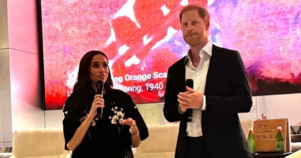 Meghan Markle and Harry recently made an appearance at the Kinsey African American Art and History Collection's event in Los Angeles (@Shaun Robinson/Instagram)