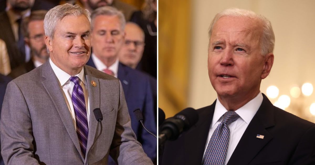 Rep James Comer argued that criminal referrals may be a more suitable tactic for House Republicans than the impeachment vote against Joe Biden (@congressmancomer/Instagram, Getty Images)