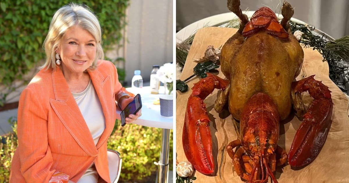 During a recent visit to the upscale Maison Barnes dining experience in New York City, Stewart indulged in a multi-course feast (Getty Images, Martha Stewart/Instagram)