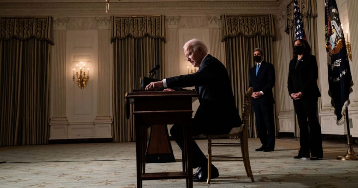 Joe Biden signed staggering package of trillions to stop government shutdown (Getty Images)