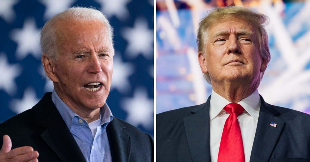 President Joe Biden said Donald Trump would terminate Social Security if he wins in November (Getty Images)