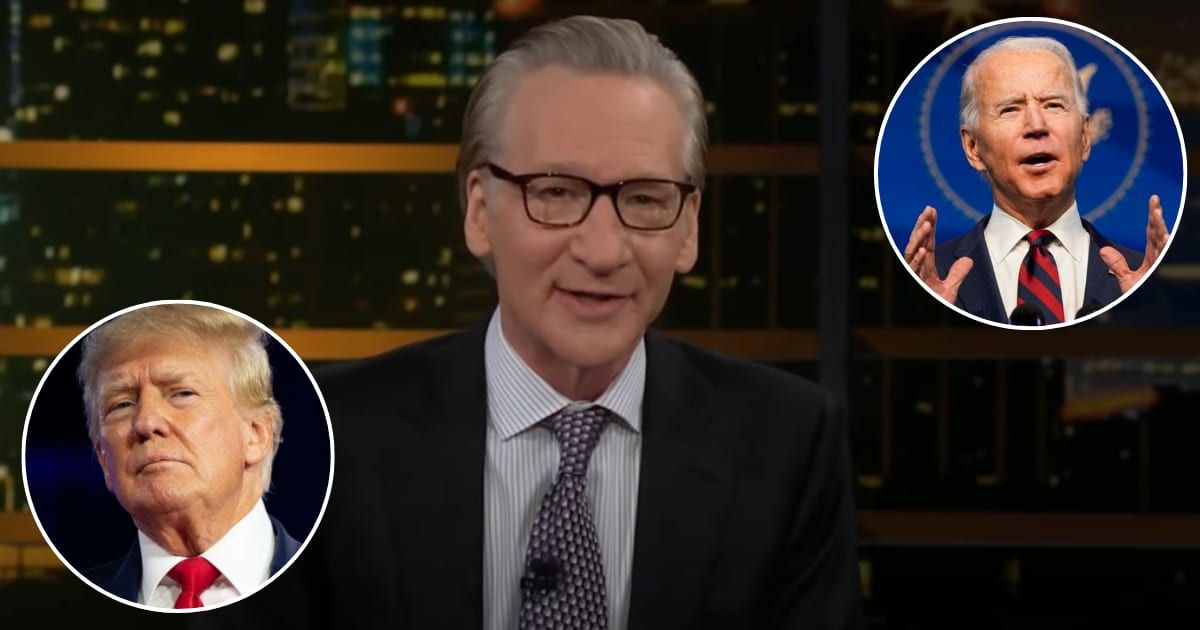 Bill Maher voiced concerns over young voters preferring Donald Trump to Joe Biden (Real Time with Bill Maher, Getty Images)