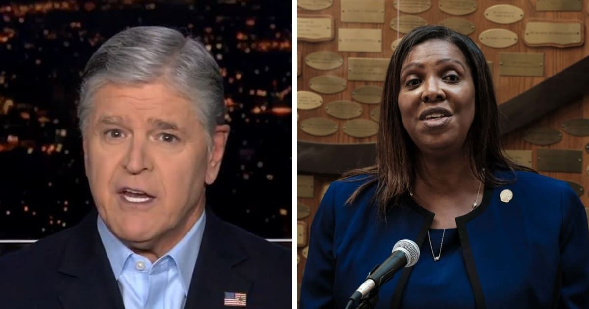 New York Attorney General Letitia James is embroiled in controversy for her pursuit of legal action against the Trump Organization (Fox News/Getty)