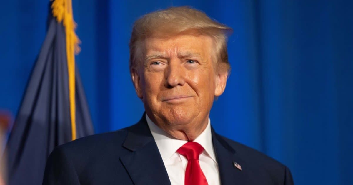 A supporter likened Donald Trump's legal woes to the hardships faced by Jesus Christ (Getty Images)