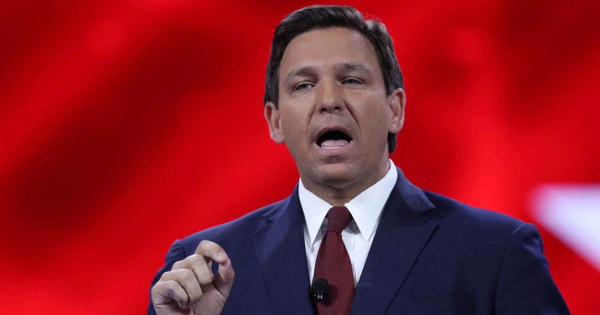 Florida Governor Ron DeSantis signed into law a bill on March 25 that imposes stringent regulations on social media use for minors (Getty Images)