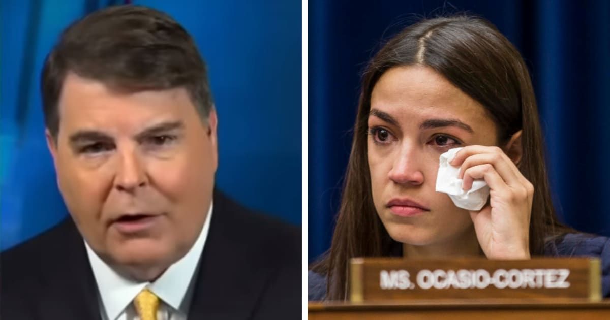 Gregg Jarrett called out Rep Alexandria Ocasio-Cortez on March 25, 2024 episode of 'Fox & Friends' (Screengrab/Fox News, Getty Images)