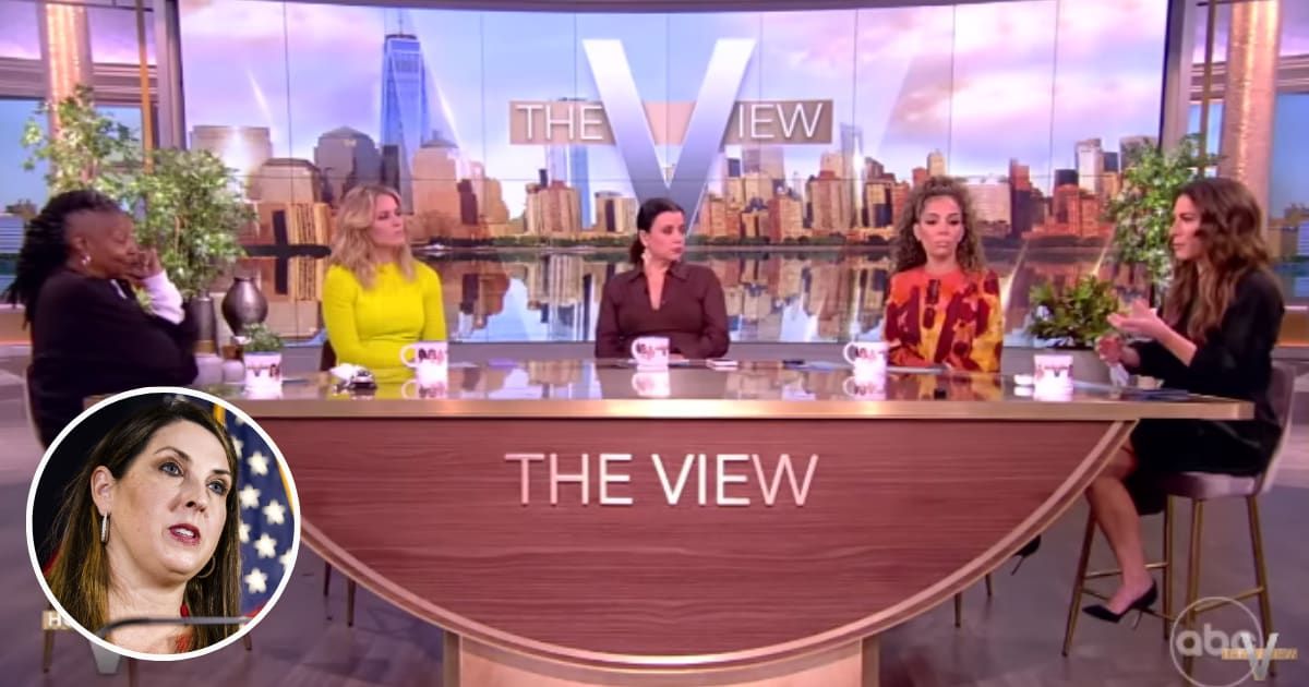 'The View' hosts bashed NBC News over its 'despicable' hiring of former RNC chair Ronna McDaniel (@TheView/Youtube)