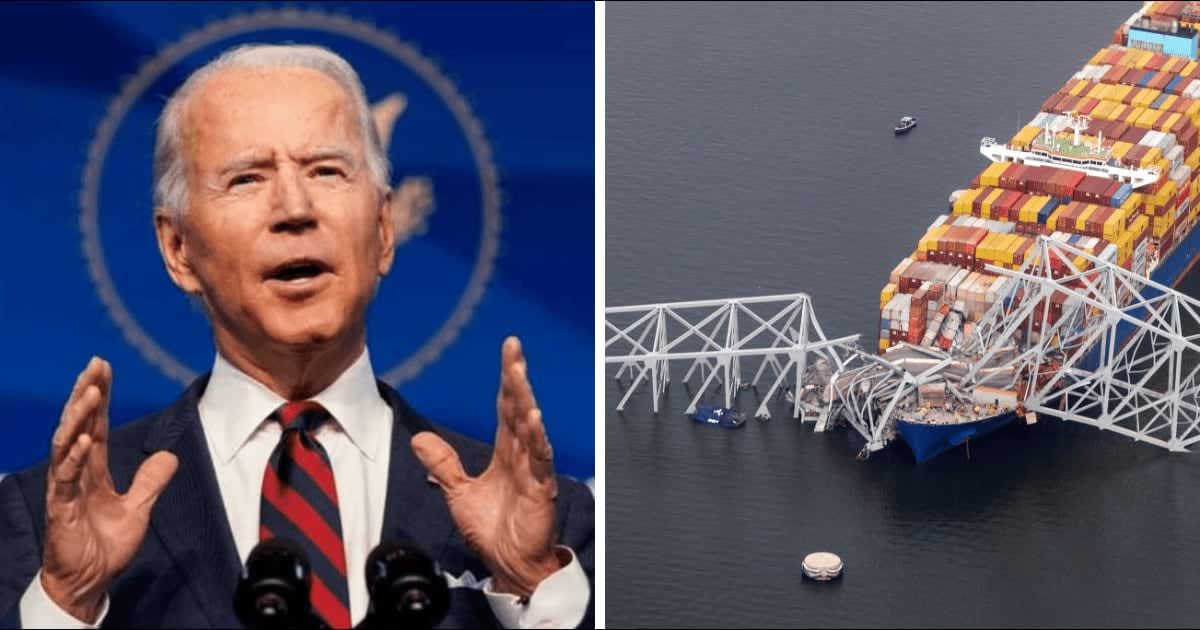 Joe Biden says federal government will fund Baltimore Bridge reconstruction (Getty Images)