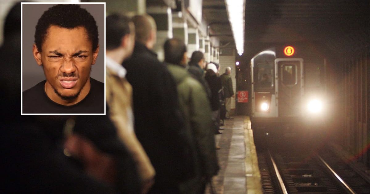 Carlton McPherson, 24, was apprehended after the fatal shoving (NYPD/Getty Images)