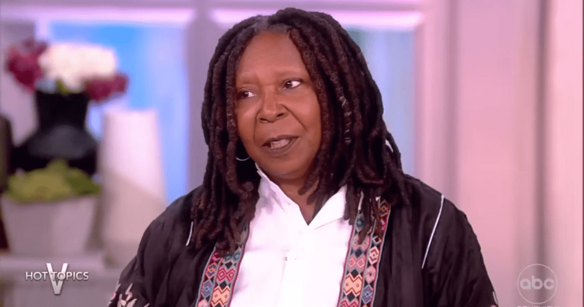 Whoopi Goldberg took a decisive stand against a male audience member recording the panel on his cell phone (@theviewabc/Instagram)