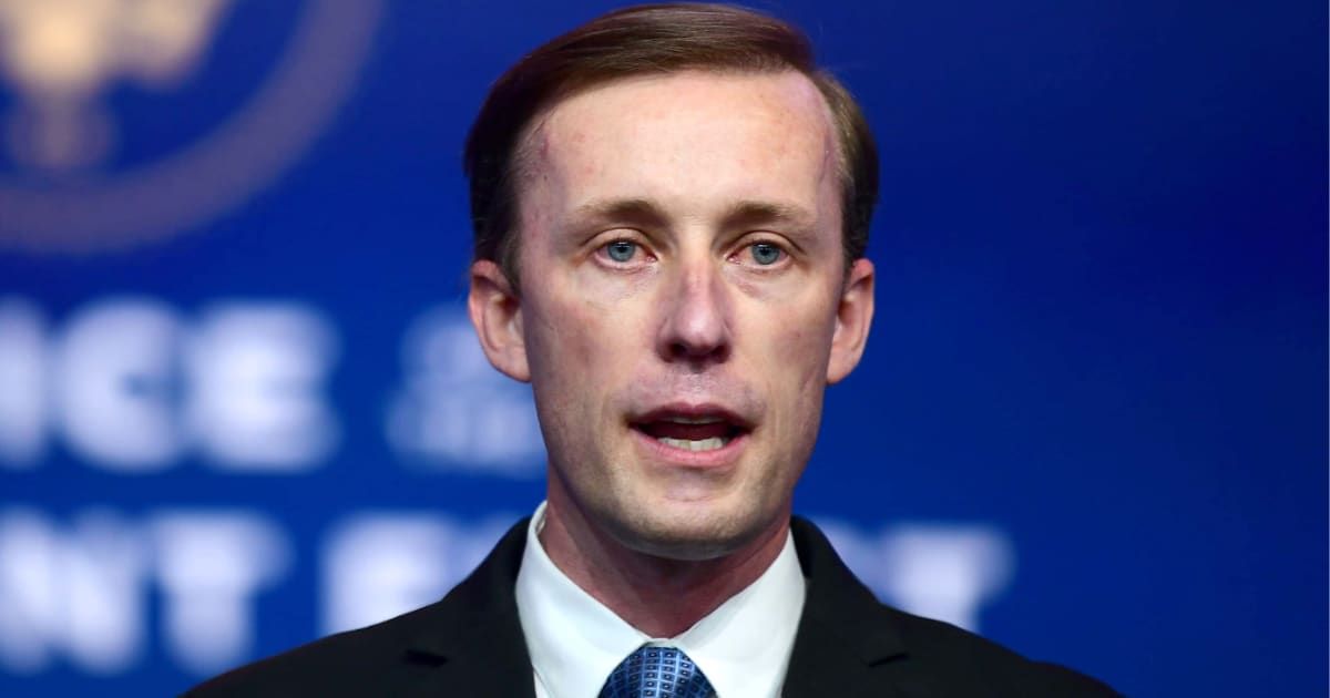 A manure-slinging perpetrator targeted the home of White House National Security Adviser Jake Sullivan on March 25 (Getty Images)