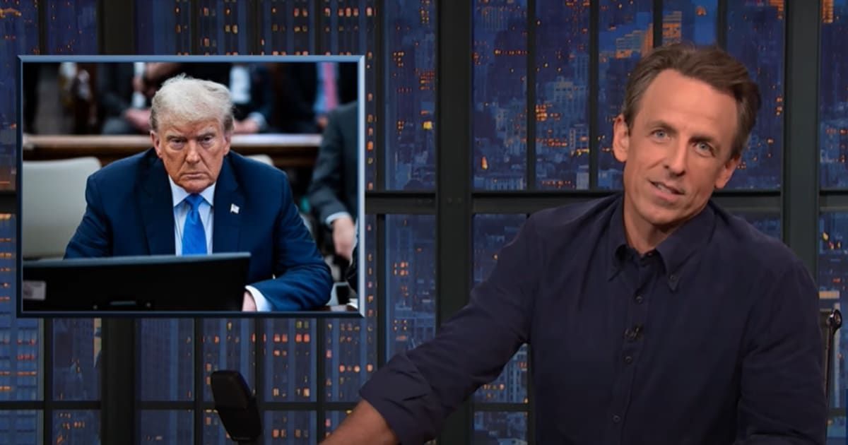 Seth Meyers poked fun at Donald Trump's claims of not needing anyone's money (Late Night with Seth Meyers/YouTube)