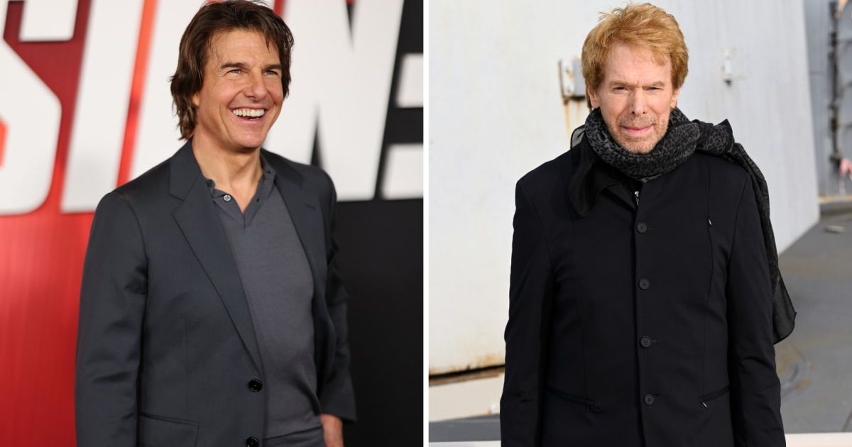 Jerry Bruckheimer has shared updates about 'Top Gun 3' and how Tom Cruise has reacted to the story idea (Jeff Spicer/Getty Images, Mike Coppola/WireImage)