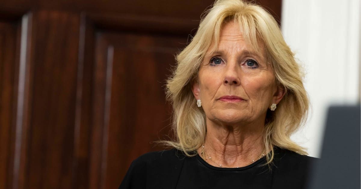 First Lady Jill Biden talked about LGBTQ+ rights during a fundraising event (Getty Images)