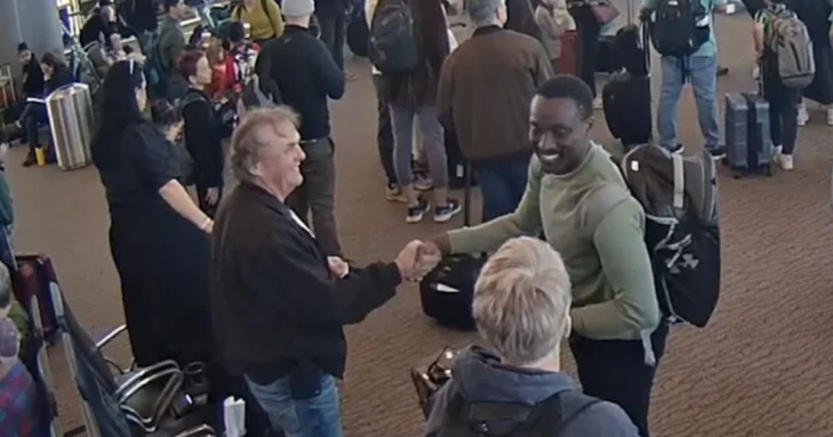 A passenger is caught trying to sneak into flight after snapping a pic of stranger’s boarding pass (SLC department of airports)