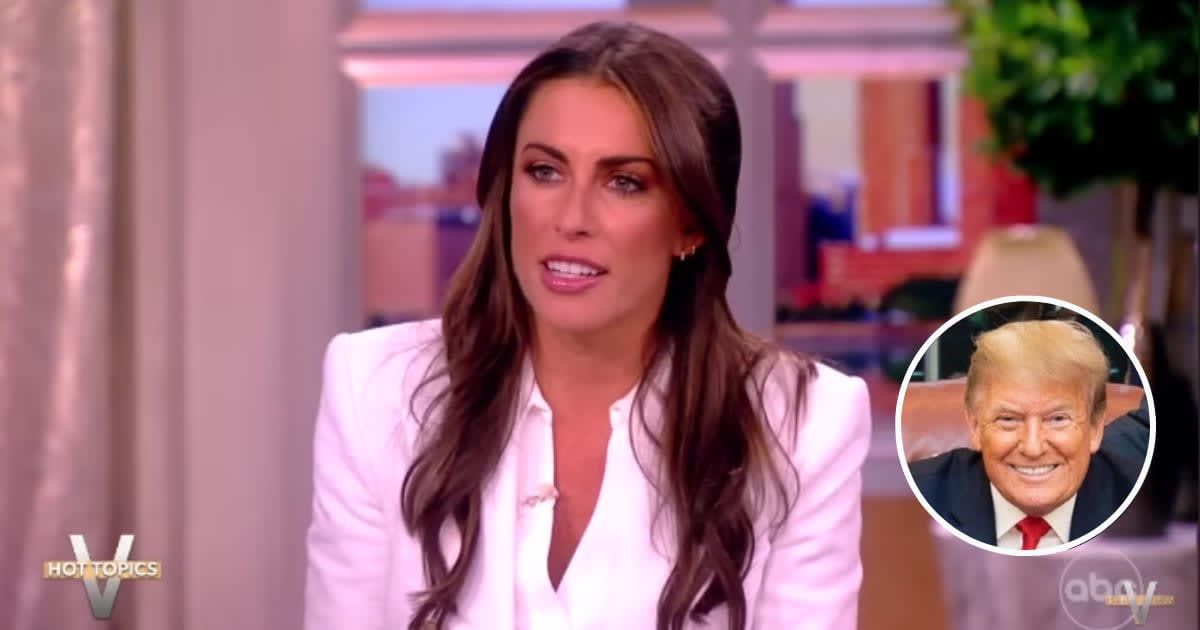Alyssa Farah Griffin was flabbergasted by Donald Trump's brag about how his criminal trial could make him 'more popular' (TheView/YouTube)