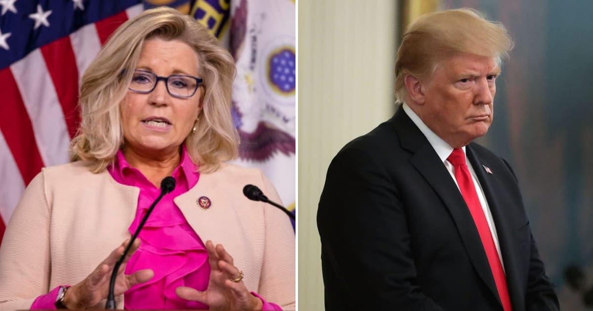 Former Wyoming GOP congresswoman Liz Cheney chastised former President Donald Trump for initiating a Bible sales campaign (Getty Images)