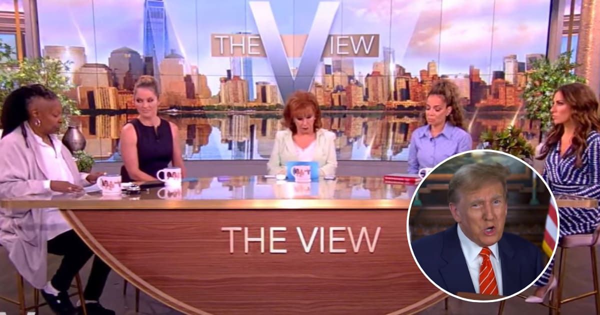 Donald Trump's attempt to sell a $60 Bible was criticized by 'The View' hosts (The View/YouTube)