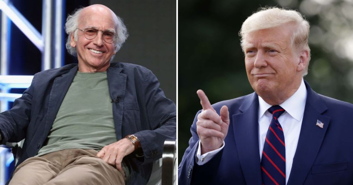 'Curb Your Enthusiasm's Larry David tore into former President Donald Trump for refusing to concede the 2020 election to President Joe Biden (Getty Images)