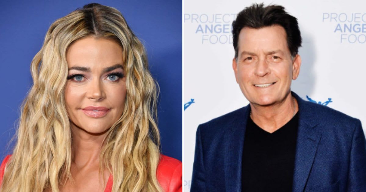Denise Richards says Charlie Sheen is "always welcome" to spend holidays with her and their kids (Getty Images)