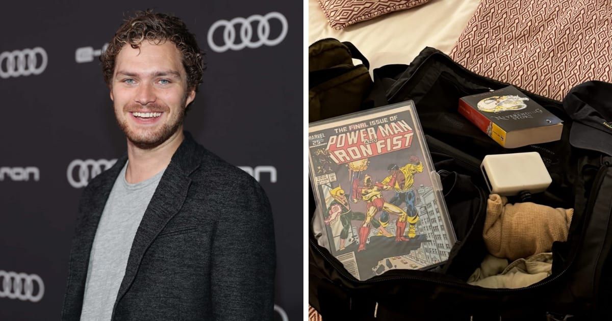 Eagle-eyed fans were quick to spot an Iron Fist comic book, prominently displayed atop Finn Jones' belongings (Getty Images, Finn Jones/Instagram)