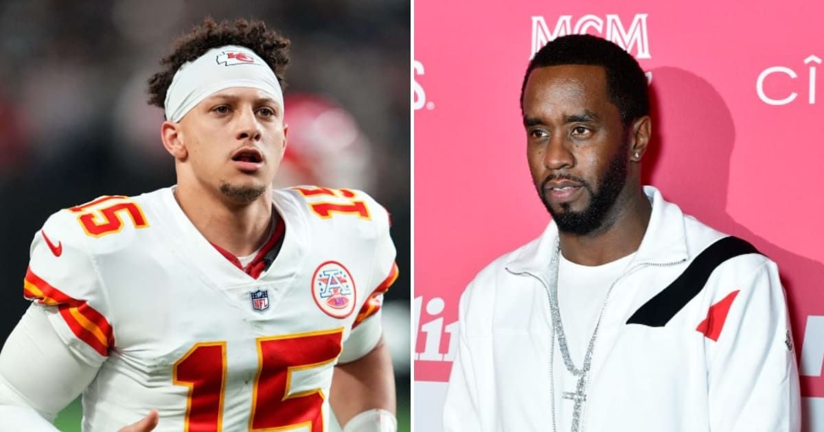 Kansas City Chiefs quarterback Patrick Mahomes deleted two old social media posts that mentioned Diddy (Getty Images)