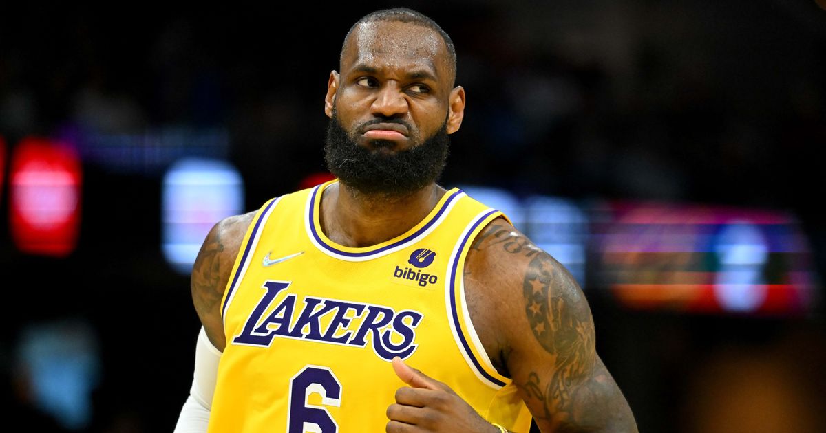 LeBron James is worried after a bunch of squatters took over his property in Los Angeles (Getty Images)