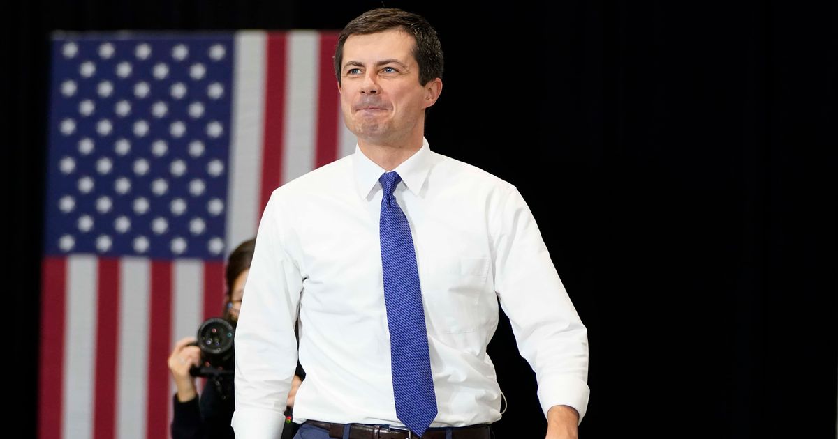 Pete Buttigieg said that infrastructure is a 'bipartisan priority' on April 1, 2024 (Getty Images)