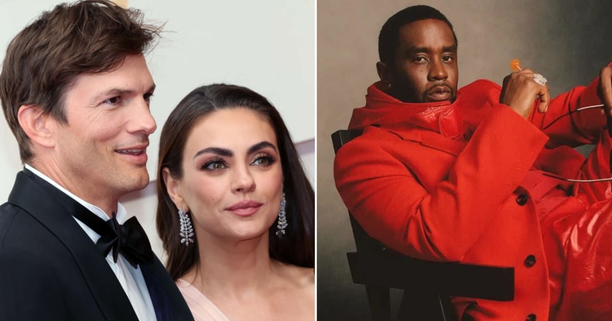 Mila Kunis forbids Ashton Kutcher from speaking to Diddy amid sex trafficking inquiry (Getty Images/diddy@Facebook)