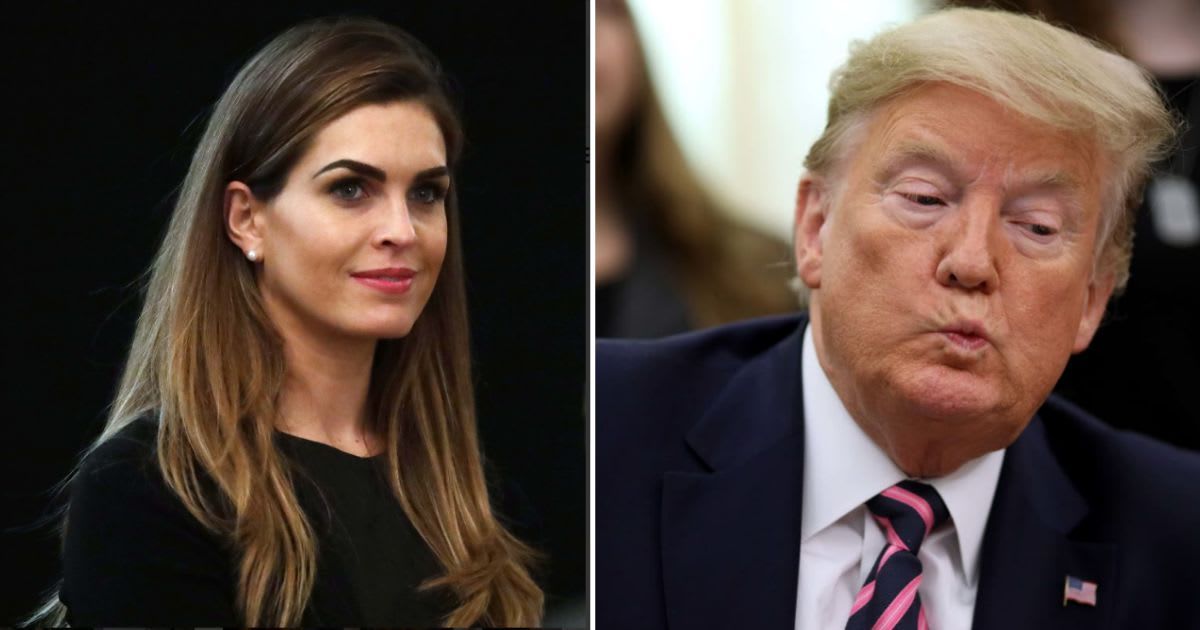 Hope Hicks, an ex-aide to former President Donald Trump, is expected to testify in his hush money case (Getty Images)