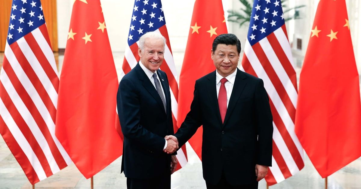 US President Joe Biden tweeted about having a candid conversation with Chinese President Xi Jinping on April 2, 2024 on various issues (Getty Images)