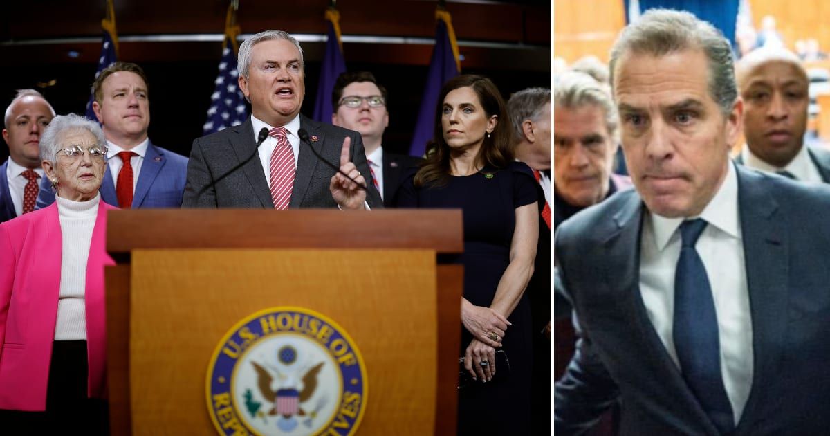 House Republicans wrote letters to the DOJ and IRS in Hunter Biden probe (Getty Images)
