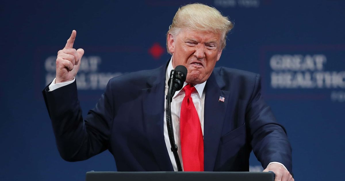 Donald Trump made contentious remarks at a Michigan rally (Getty Images)