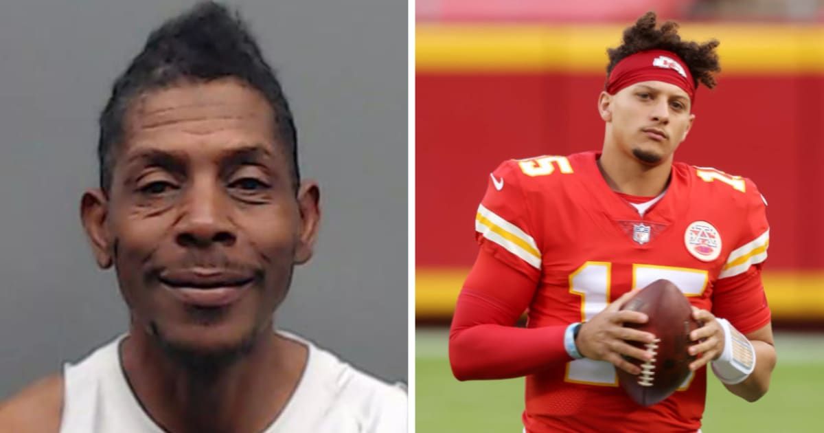 Patrick Mahomes Sr was arrested on the suspicion of a DWI on February 3 and was booked in the Smith County Jail (Smith County Jail and Getty Images)