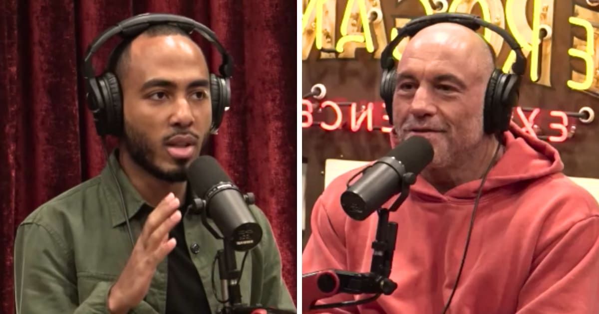 Coleman Hughes discussed the 'The View' incident with podcaster Joe Rogan, who criticized show for its handling of interview (@JREClips/Youtube)