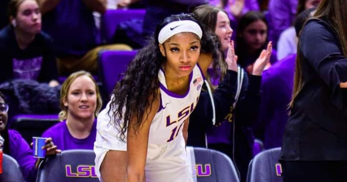 ‘Don’t care to watch you again’: Internet slams LSU’s Angel Reese as she declares for WNBA draft after missing national anthem at NCAA