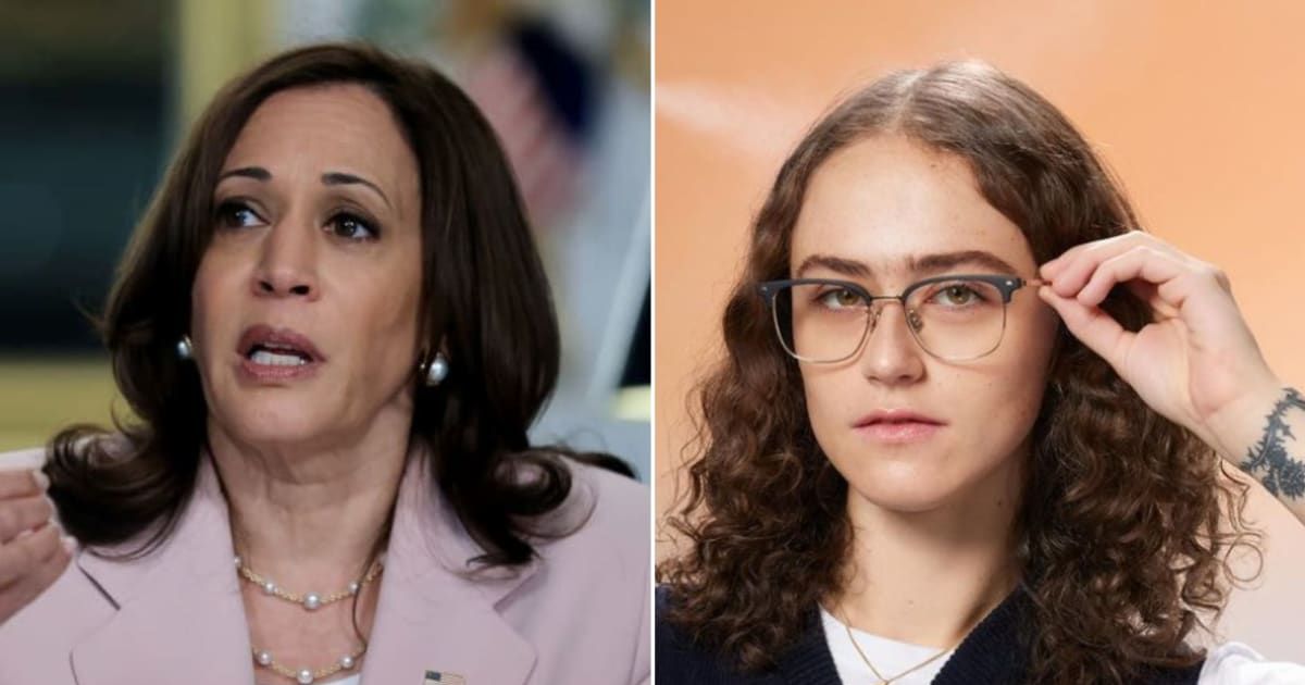 Ella Emhoff (Right) is the daughter of the second gentleman Doug Emhoff and stepdaughter of VP Kamala Harris (Getty Images, @ellaemhoff/Instagram)