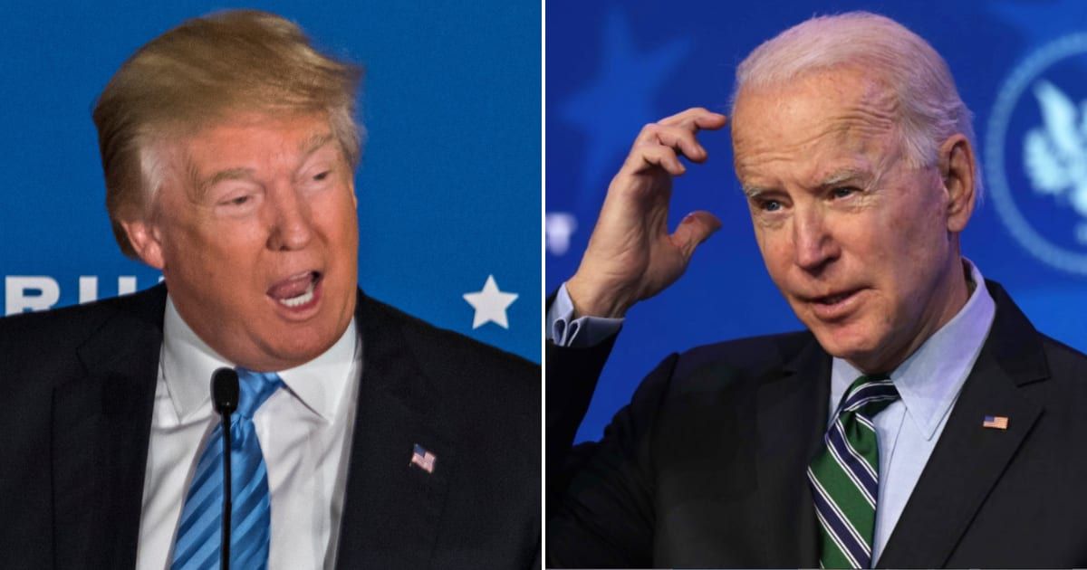 Former President Donald Trump accused President Joe Biden of being 'higher than a kite' during his State of the Union address last month (Getty Images)
