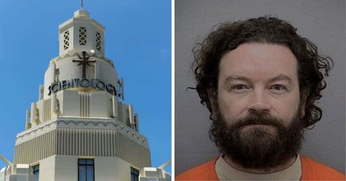 Danny Masterson is presently behind bars serving his 30-year sentence while the Church of Scientology has been accused of 'harassing' prosecutors assigned to his trial (Getty Images, California Department of Corrections and Rehabilitation)