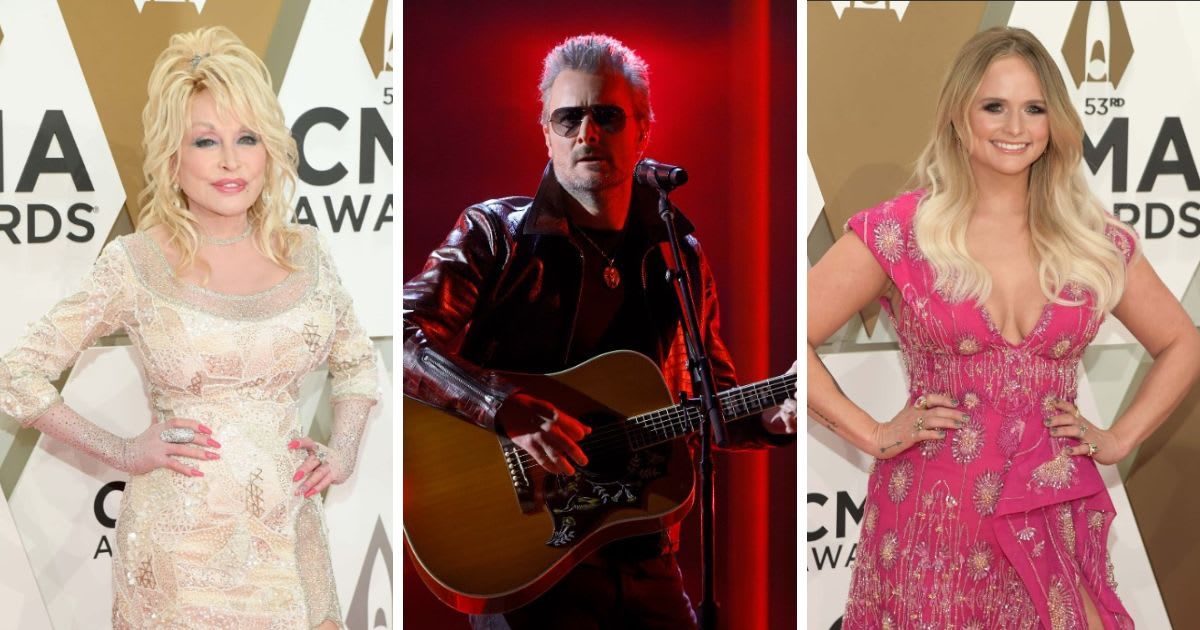 Dolly Parton, Eric Church and Miranda Lambert (Getty Images)