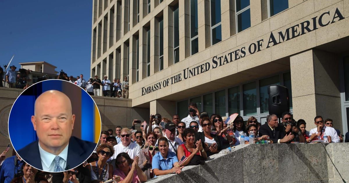 Matt Whitaker weighed in on report that US covered up report that blamed Russian intelligence unit for Havana syndrome (Fox News/Getty Images)
