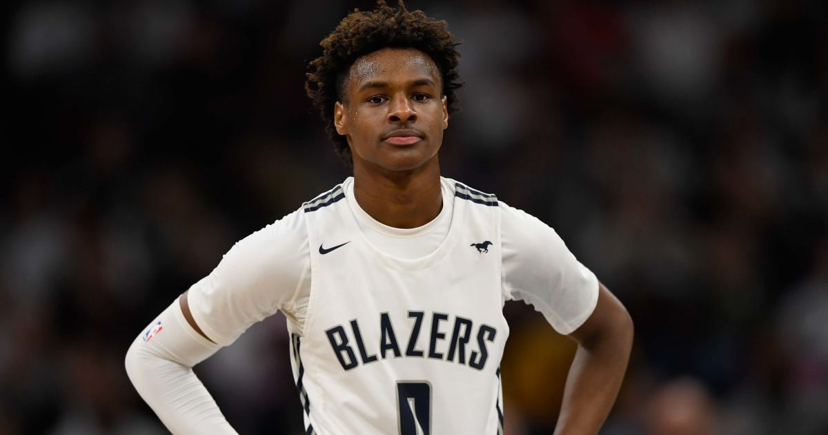 Bronny James, in his first college season, averaged 4.8 points, 2.8 rebounds, and 2.1 assists in 19 minutes per game (Getty Images)