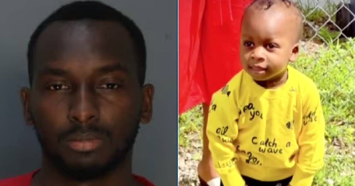 Peter Tidot is charged after his son, Junior shot himself (Miami-Dade Corrections and Rehabilitation, Local 10 News video screengrab)