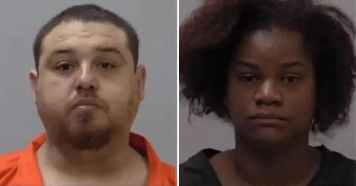 Jose Antonia Roldan Jr and Ladesha Ann Powe appeared in court via online means on Wednesday (Kalamazoo County Jail)