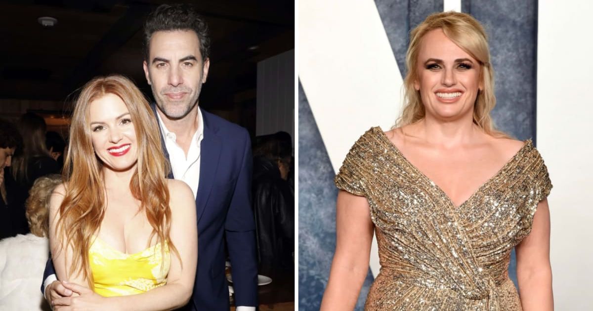 Sacha Baron Cohen and Isla Fisher announced their split amid Rebel Wilson's bombshell memoir release (Getty Images)
