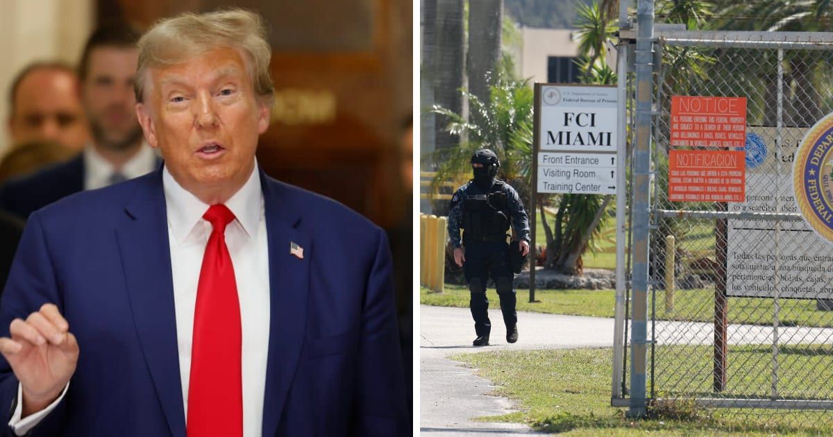 House Democrats introduced a bill to rename the Miami Federal Correctional Institution after Donald Trump (Michael M Santiago, Joe Raedle/Getty Images