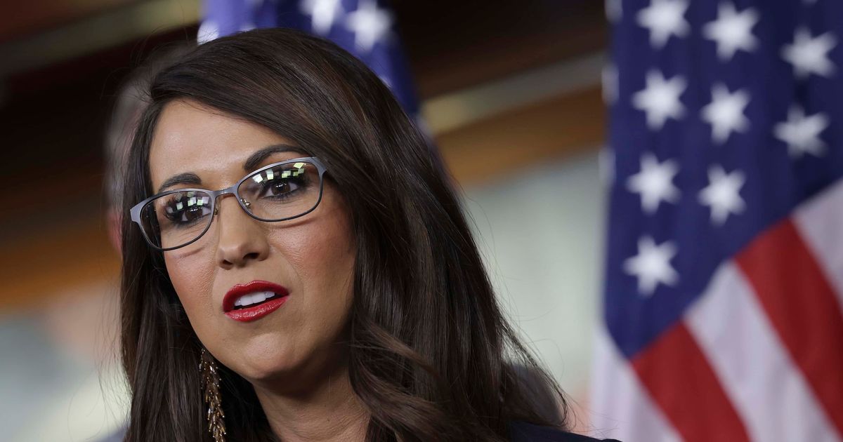 Lauren Boebert secured highest percentage of delegates' support to secure top spot on primary ballot in new Colorado (Getty Images)