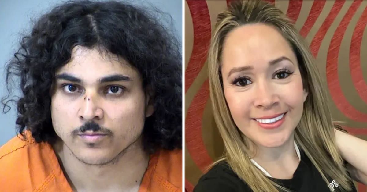 Raad Almansoori was indicted on murder and robbery charges for the Feb 7 beating and strangling of Denisse Oleas-Arancibia (Maricopa County Sheriff's Office/FB)