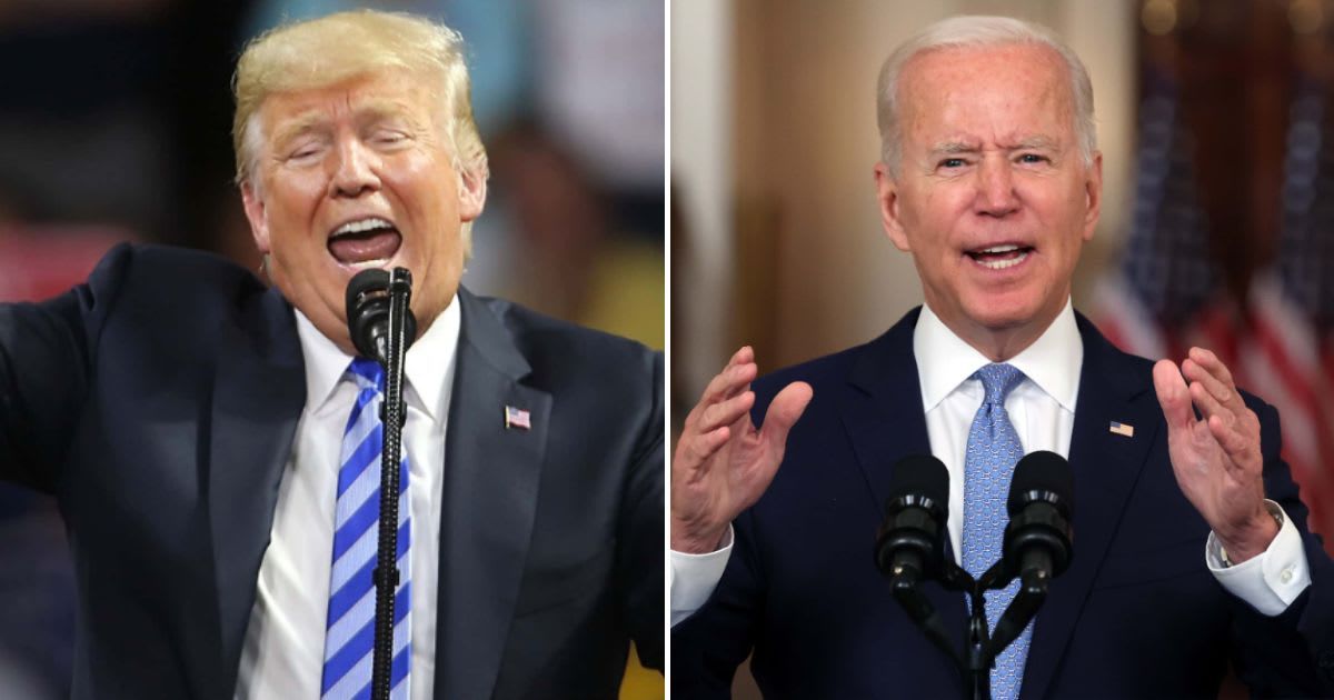 Trump insinuated, without evidence, that Biden used cocaine during his State of the Union speech last month (Getty Images)